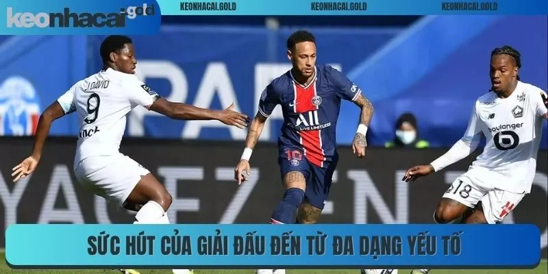 Sức hút của giải đấu đến từ đa dạng yếu tố